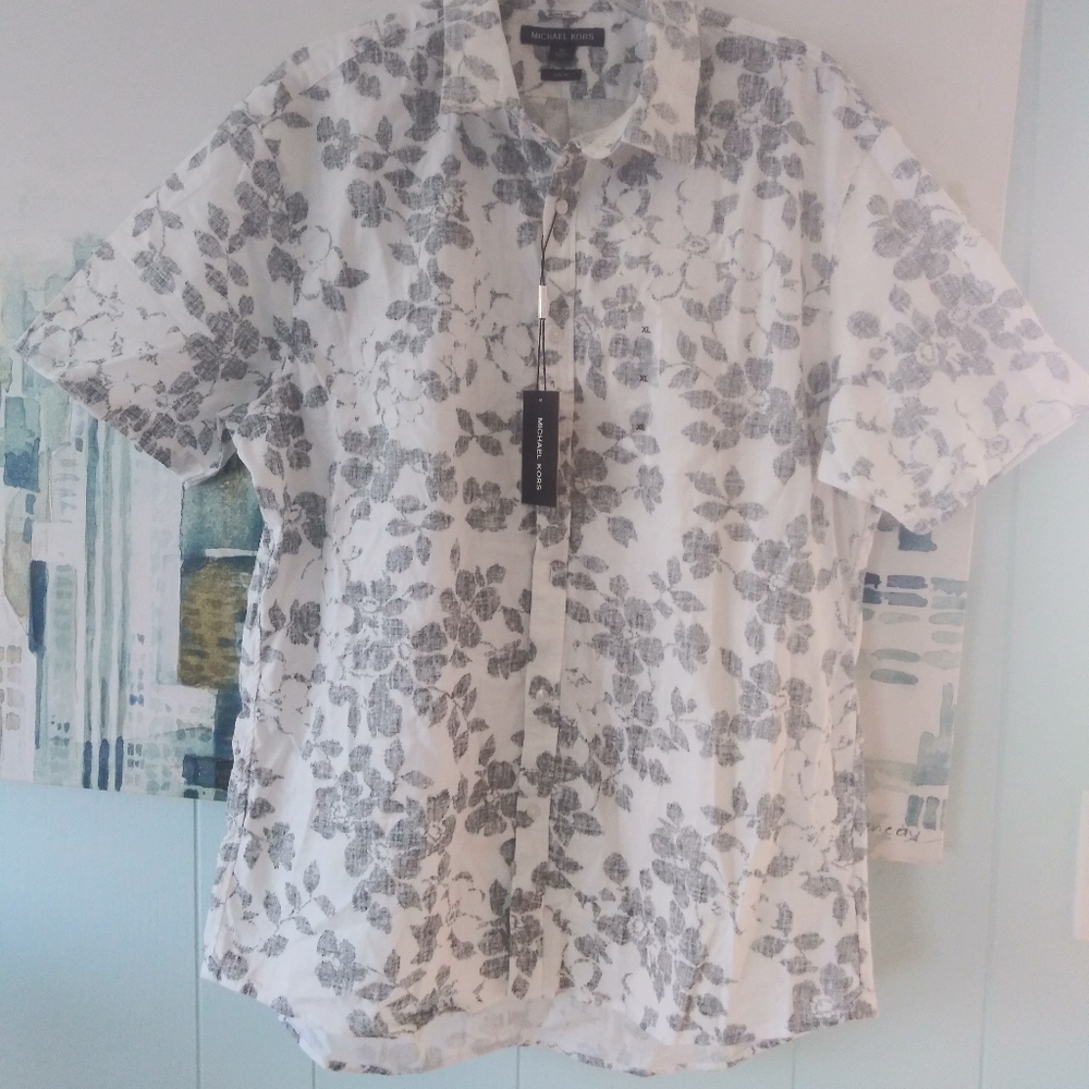 NWT Michael Kors Casual Button down Shirt